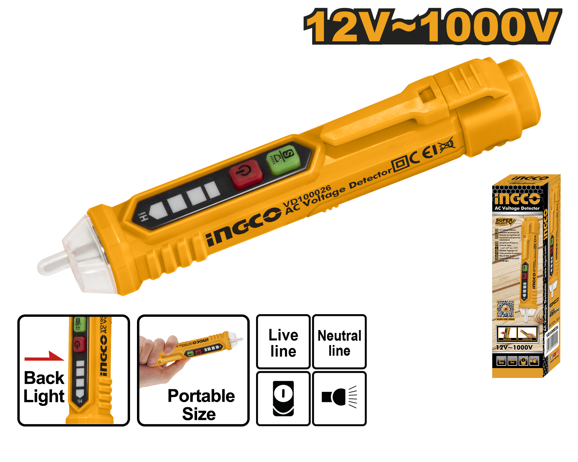 AC voltage detector 12V ~