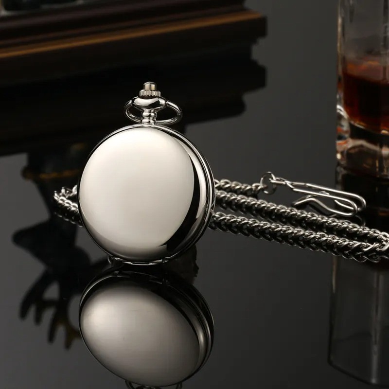 Vintage Double-Sided Flip Mechanical Pocket Watch