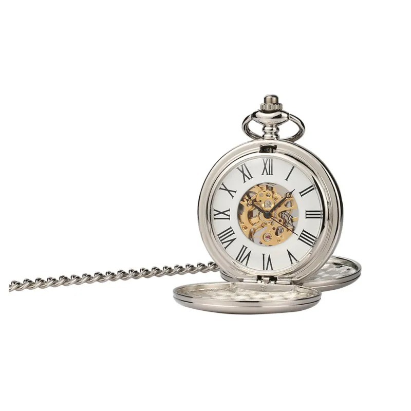 Vintage Double-Sided Flip Mechanical Pocket Watch