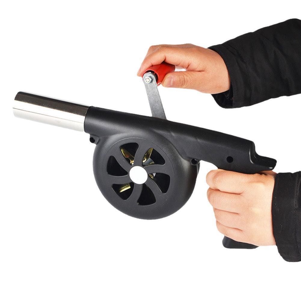BBQ Fan Manual Air Blower Portable Mini Air Blower