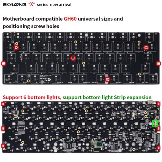 Dual mode mechanical keyboard Kit