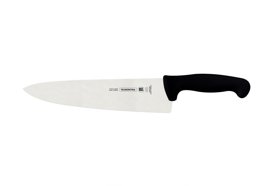 Professional Master Black Cooks Knife 10", 24cm - Tramontina