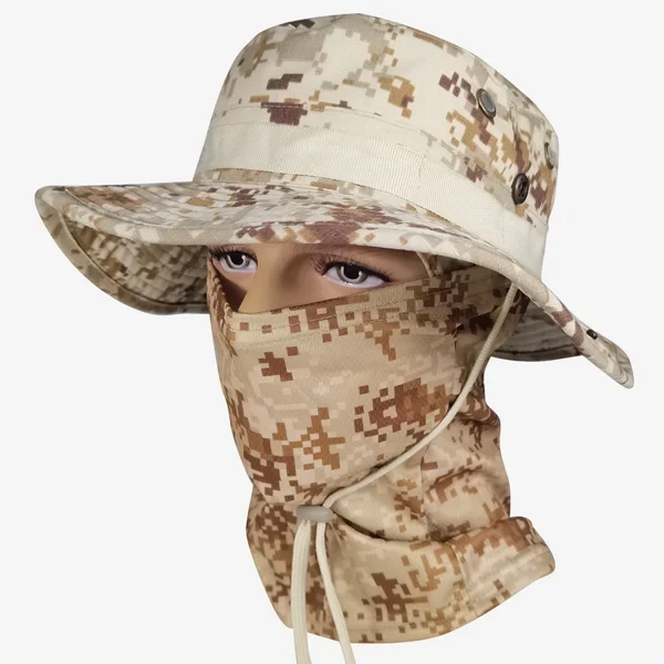 Cooling Neck Gaiter Face Mask Boonie Hat Set