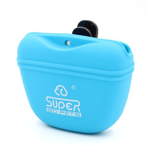 Silicone Dog Training Bag Outdoor Dog Food Bag