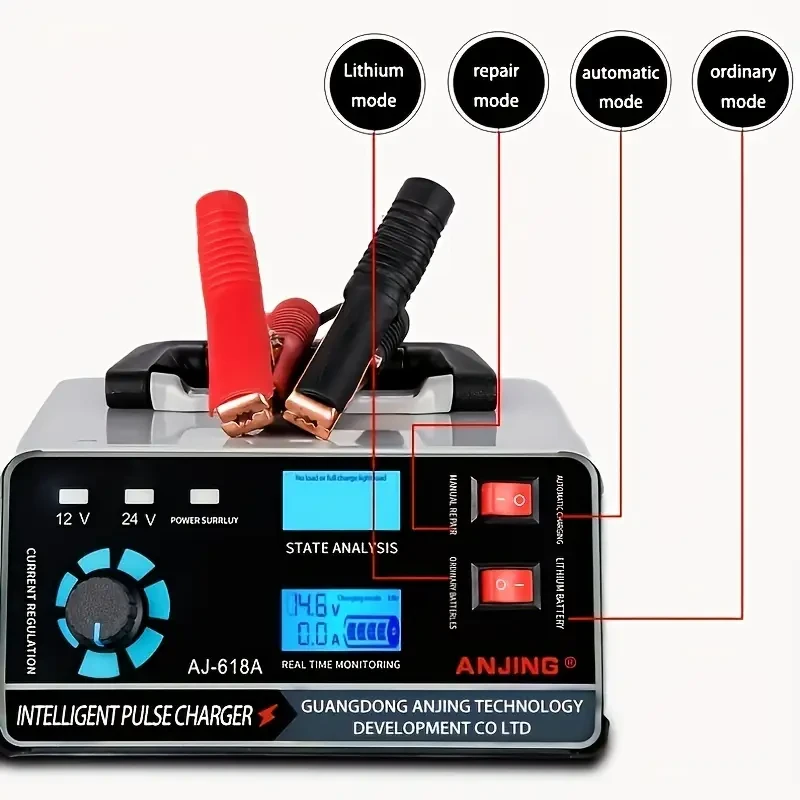 30A/17A 400W Car Battery Charger