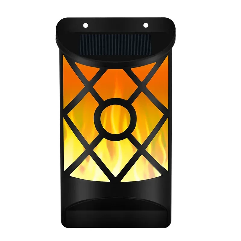 Solar wall lamp induction lamp flame torch flame
