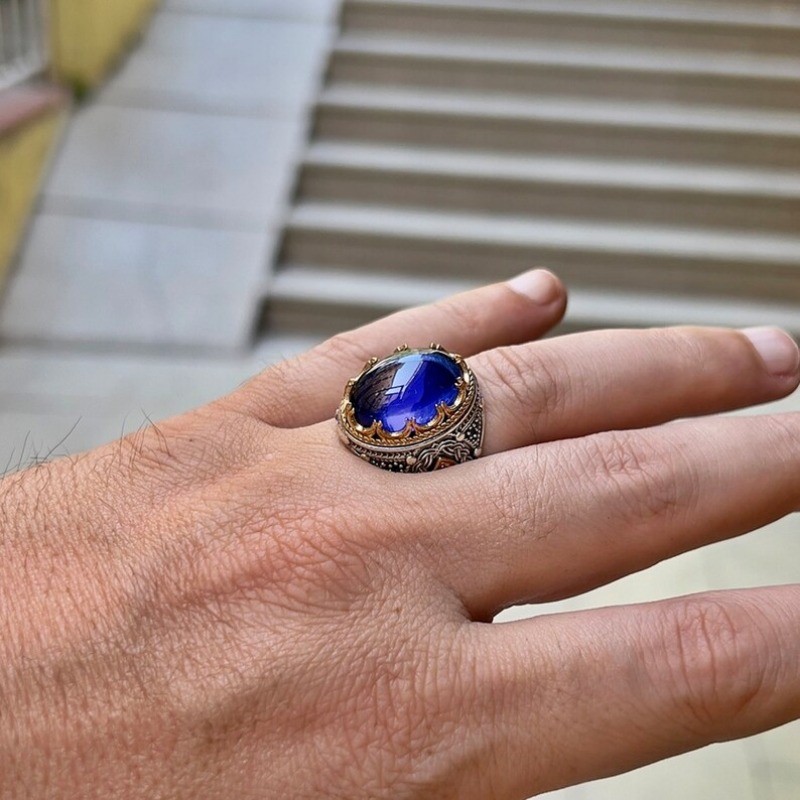 European and American Retro Pattern Rings
