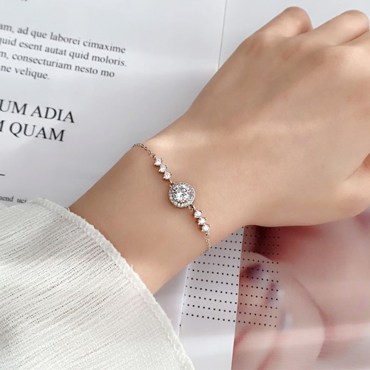 Women's Starry Simple Moissanite Bracelet