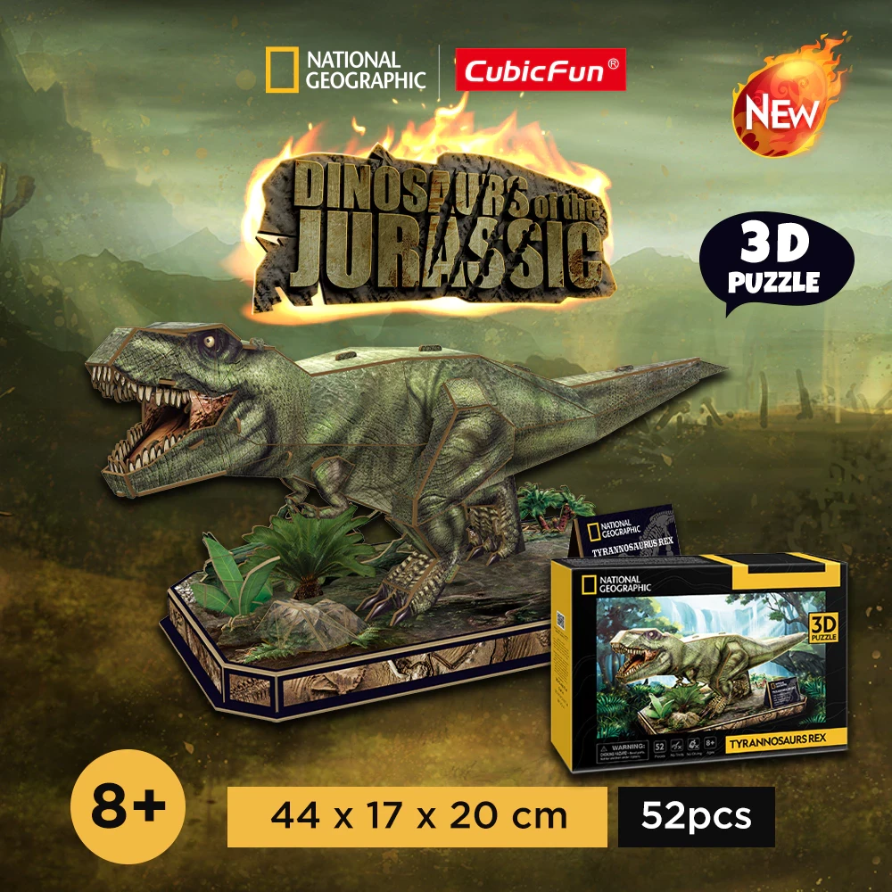 National Geographic Tyrannosaurus Rex (T-Rex) - 3D