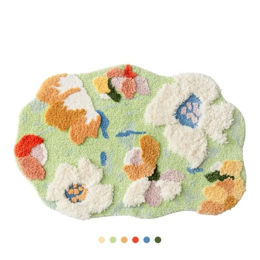 Bedroom Bedside Carpet Girl Room Decoration