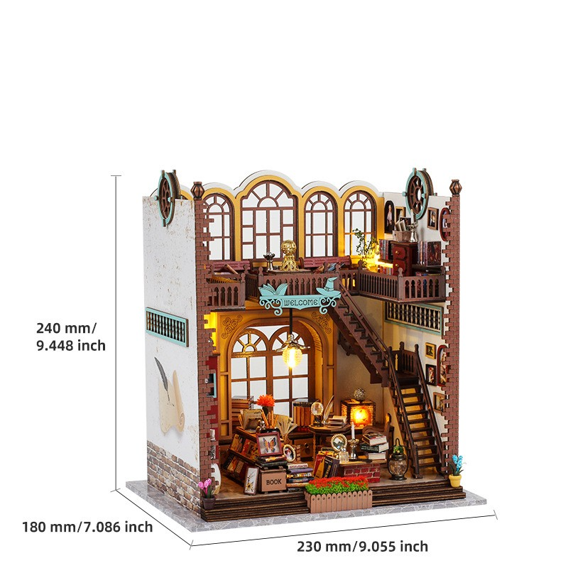 Magic Book House Three-dimensional Puzzle Model Wooden Toys