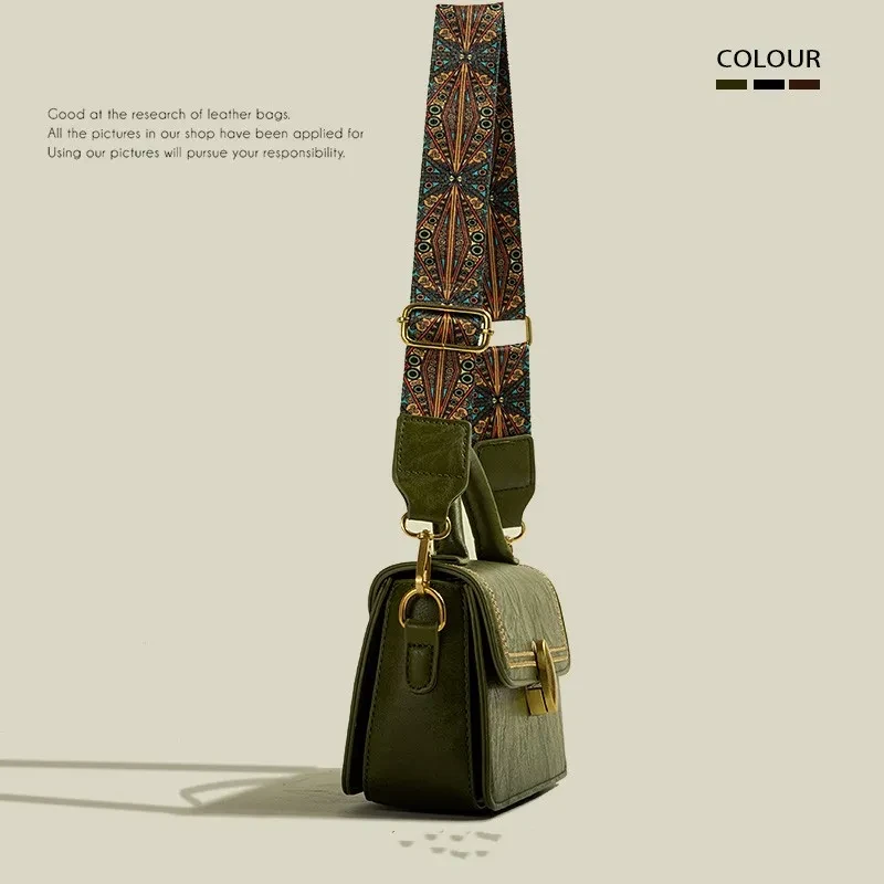 Advanced Texture Retro Messenger Bag For Women