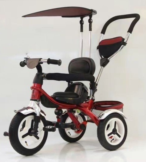 Pram Toddler Trike Tricycle Bike with Sunroof
