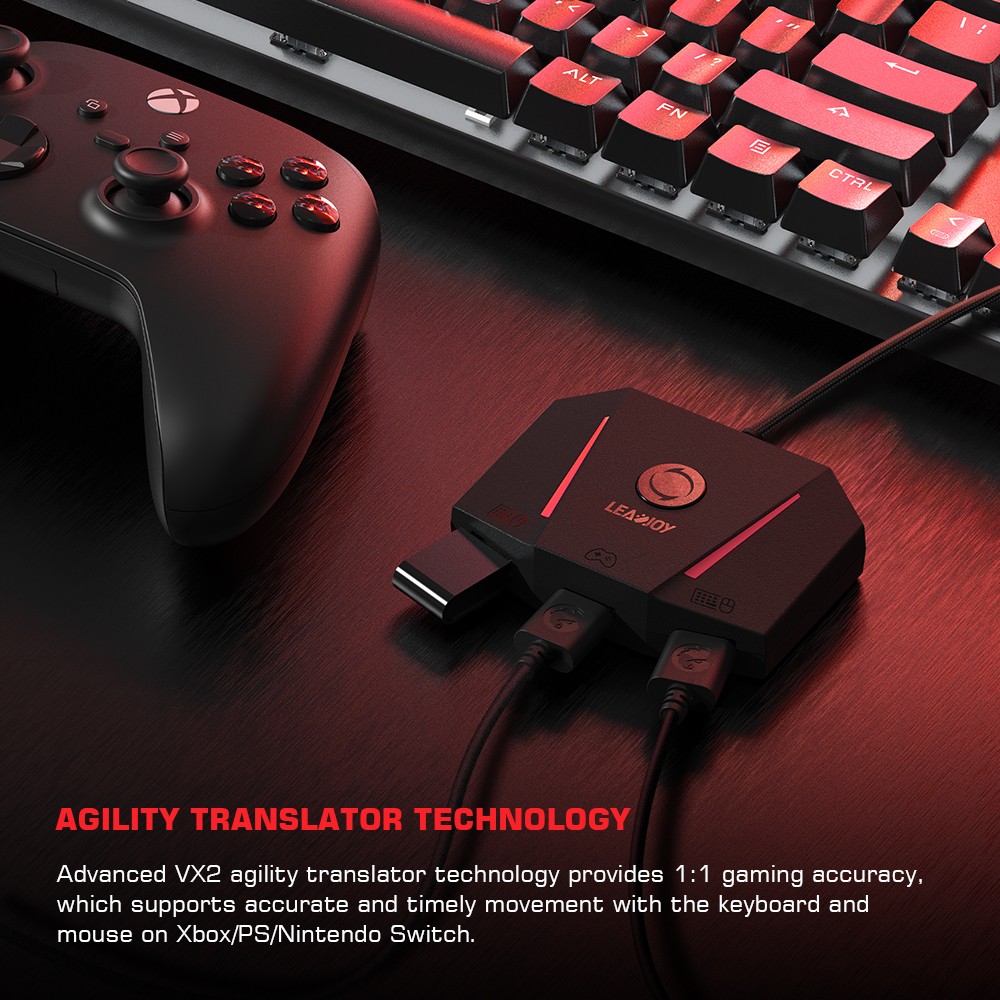LEADJOY VX2 AimBox Keyboard Mouse Controller Adapter Converter
