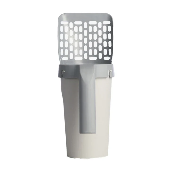 Removable Plastic Integrated Pet Litter Scoop Set