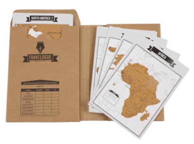 Scratch Travel Log Map Scratch Notebook Adventure Diary Scratch Map Diary