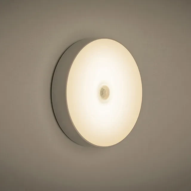 New LED Body Induction Small Night Light USB Charging