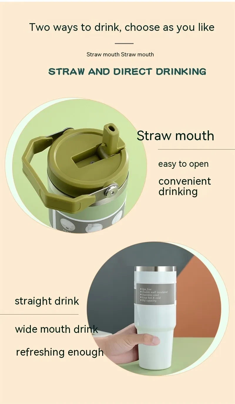 Portable Car Cup Stainless Steel