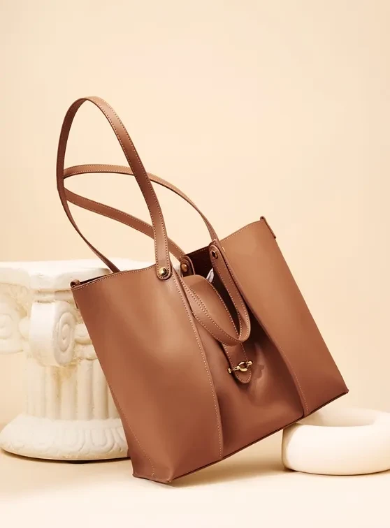 Cowhide Large Capacity Totes High-grade Women's Bag