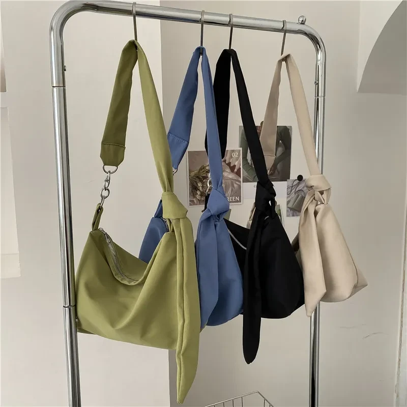 Minority All-match Elegant Campus Canvas Women's Shoulder Bag
