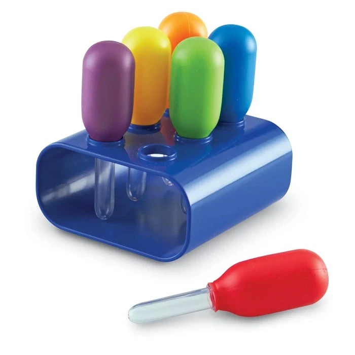 Primary Science Jumbo Eyedroppers with Stand Easy Kids Science Learning