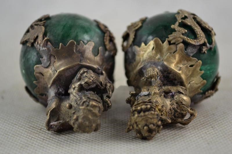 Antique Miscellaneous Silverware Agate Small Lion Ornament