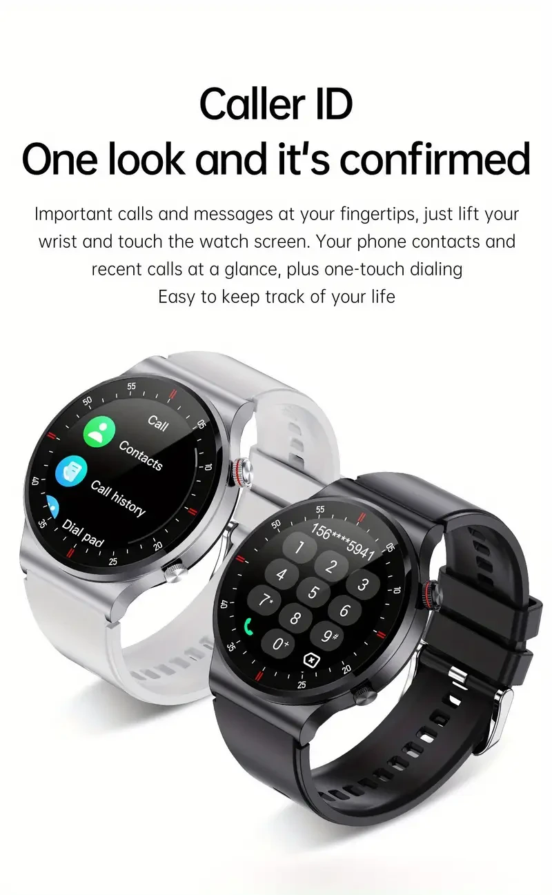 Men'S Smart Watch With 3.53cm Full Touch Screen,