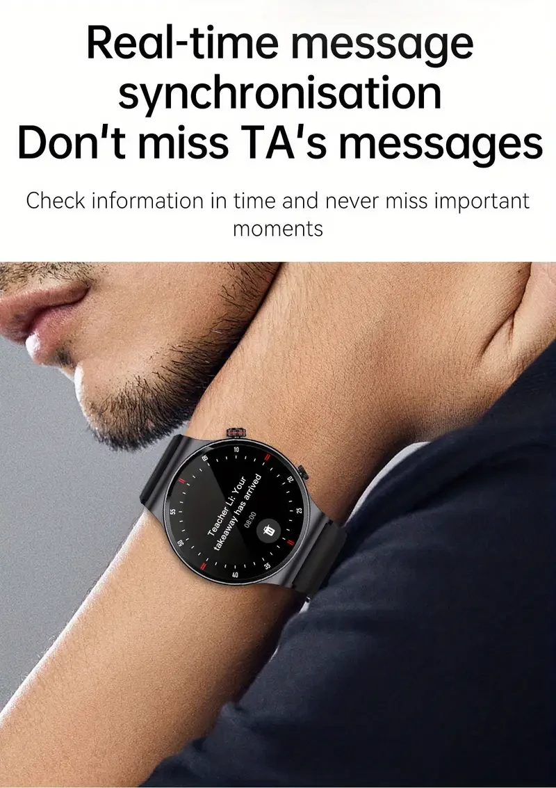 Men'S Smart Watch With 3.53cm Full Touch Screen,