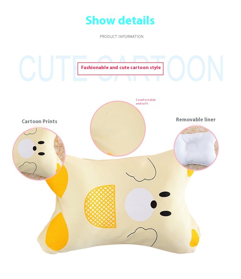 Baby Pillow Detachable Removable Washable Baby Pillowv
