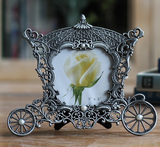 Vintage copper photo frame