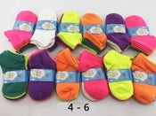 Candy Colour Kids' Ankle Socks 4 - 6 (36 Pairs)