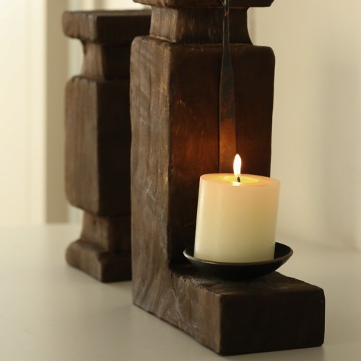 Handmade Candlestick Vintage Furnishings Ornaments