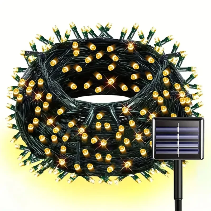 300 LED Solar Powered String Lights