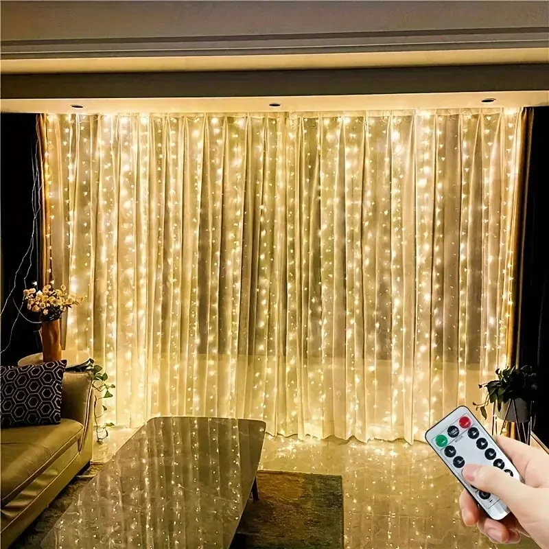 USB-Powered LED Fairy Lights with Remote Control