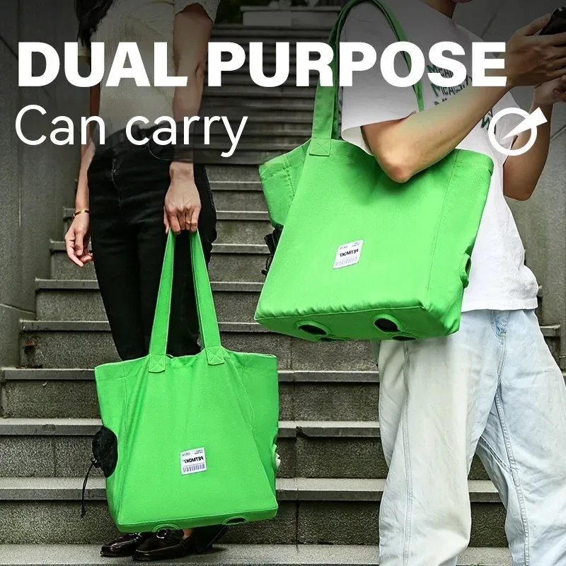 Large Capacity Pet Cat Bag Multifunctional Breathable Escape-proof Pet Shoulder Carrying Bag