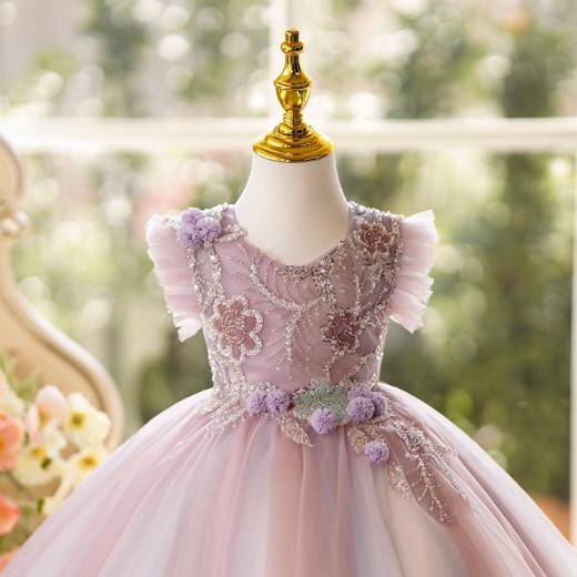 Girl Host High-end Children Princess Dress