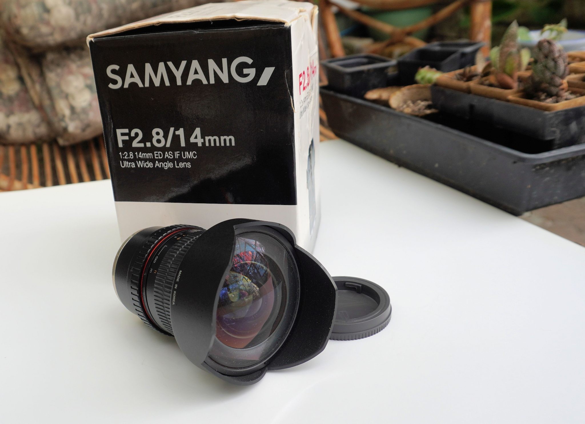 SAMYANG F2.8/14mm, ED AS IF UMC, Ultra wide angle lens for SONY E mount Cameras
