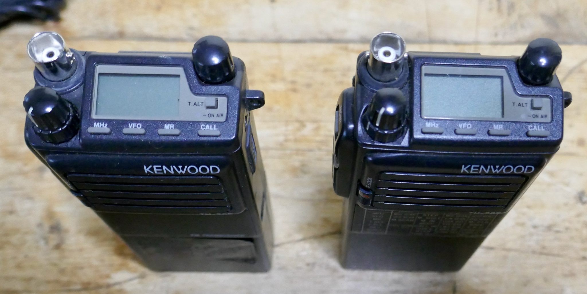 Pair of Kenwood TH-26A 144Mhz FM Handheld Transceivers