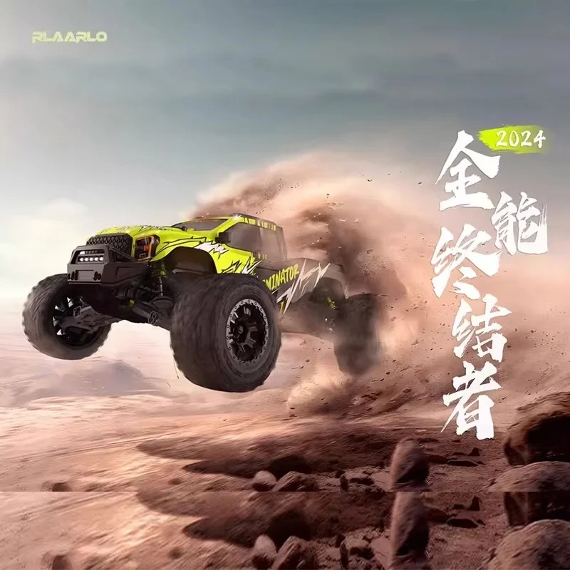RC Cars RZ001 Monster Truck Omnipotent Terminator 4WD 1:10 Brushless Electric Off-Road RC Model Toy Car
