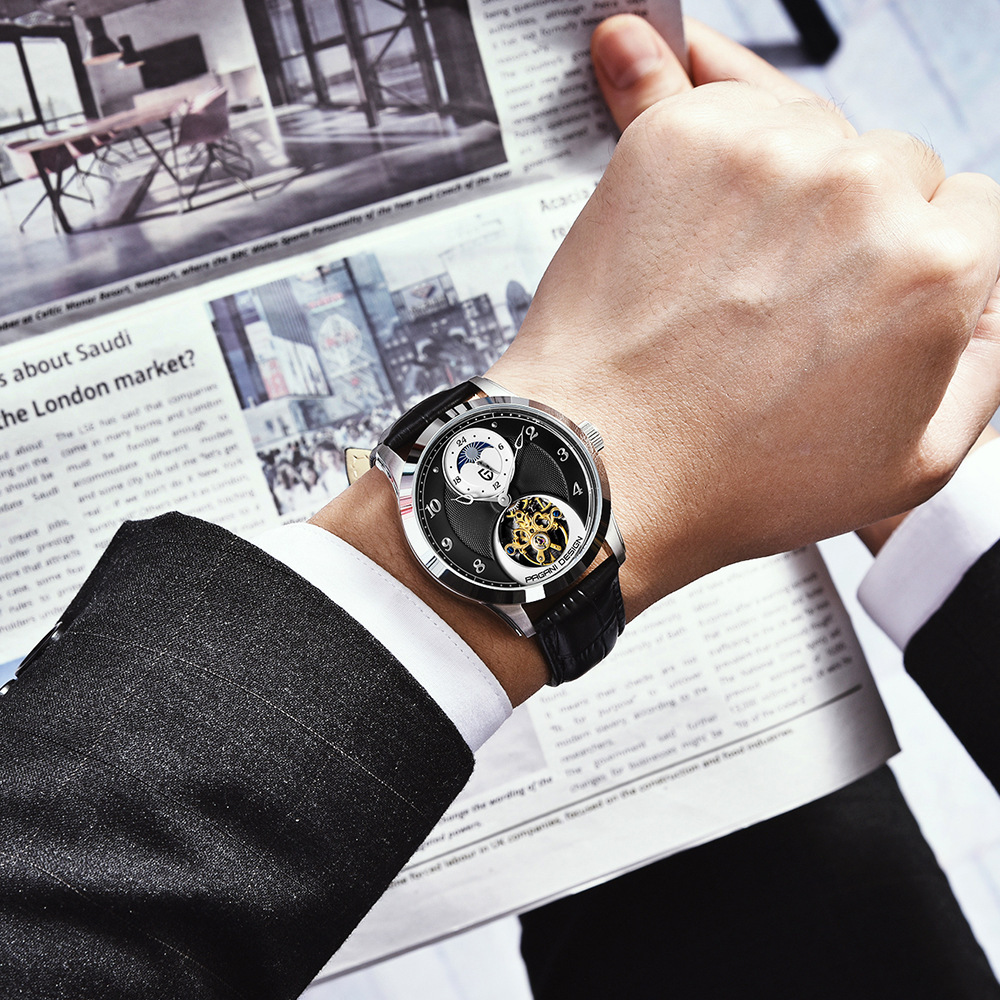 Automatic Fashion Waterproof Tourbillon Watch