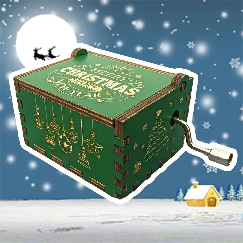 Vintage Hand-Cranked Music Box