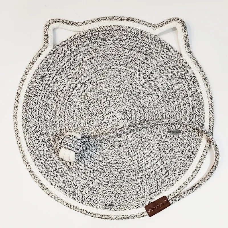 Braided Cotton Rope Cat Claw Mat