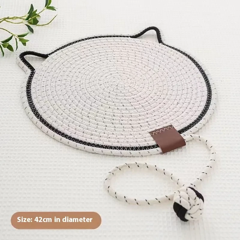 Braided Cotton Rope Cat Claw Mat