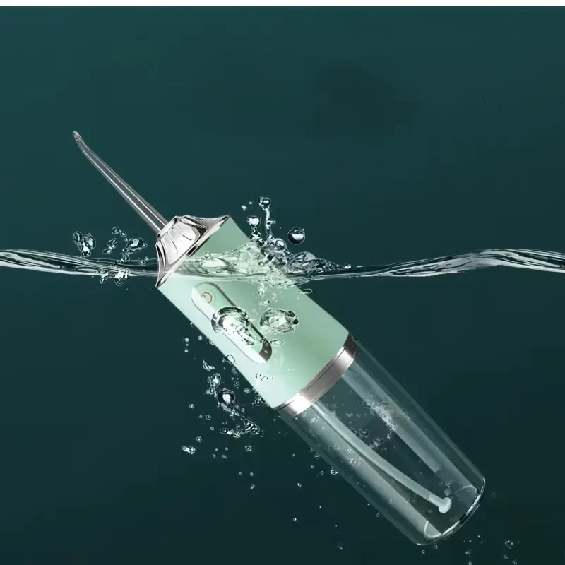 Portable Water Flosser with 4 Jet Tips