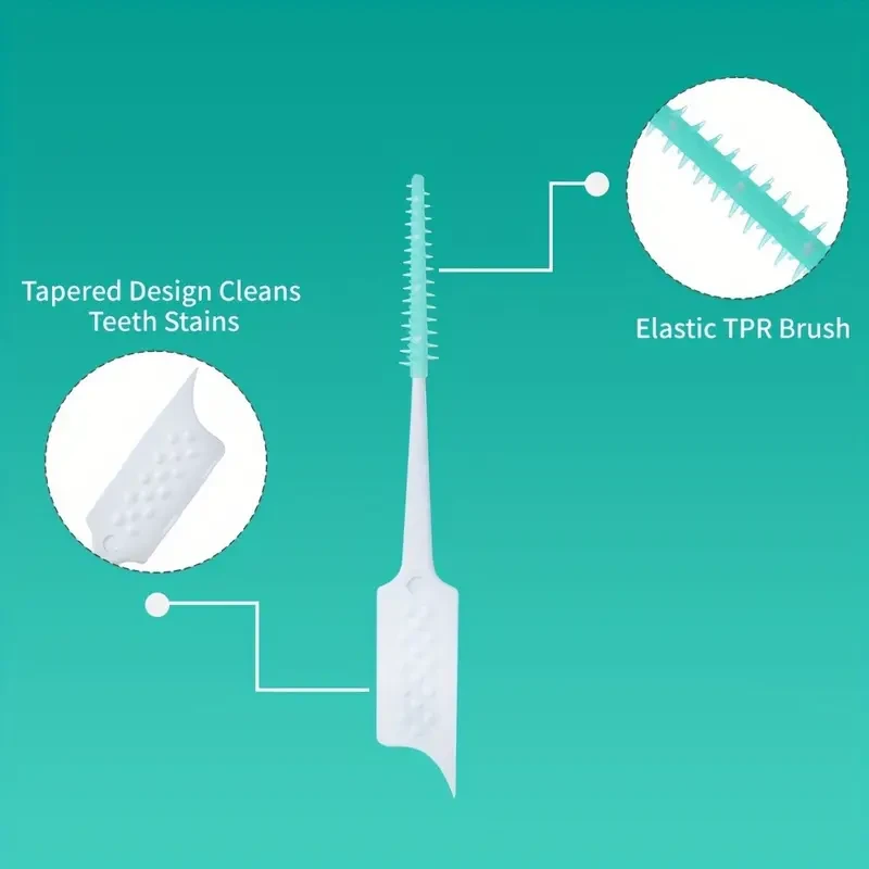 Mint Flavor Dental Floss Picks