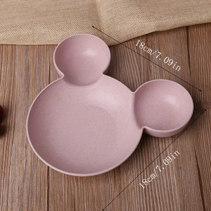 Mickey & Minnie Wheat Straw Dinnerware Set