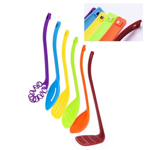 SIX piece Non Stick Nylon Cookware Set