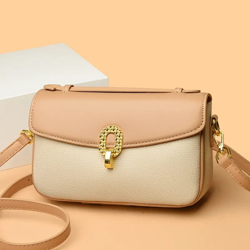 Portable Lock Fashion Simple Shoulder Bag