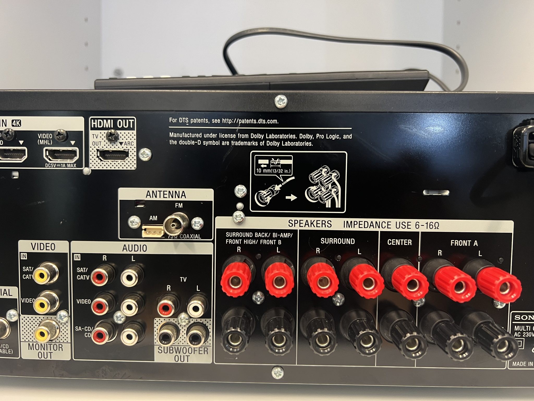 Sony STR-DH750 Multi Channel AV Receiver (2014-15