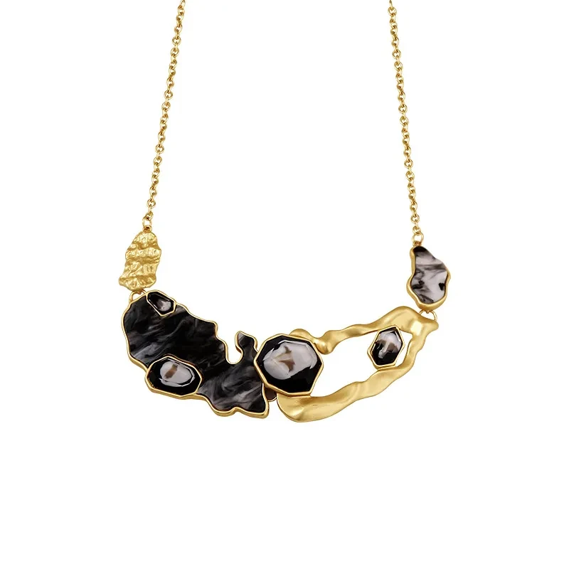 Fashion Necklace Retro Geometric Personality Exaggerated Hollow